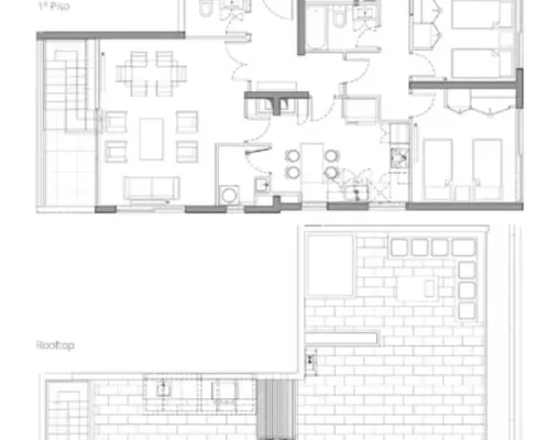 Departamento 3 dormitorio 3 baños 115 m2 en providencia venta con bono pie
