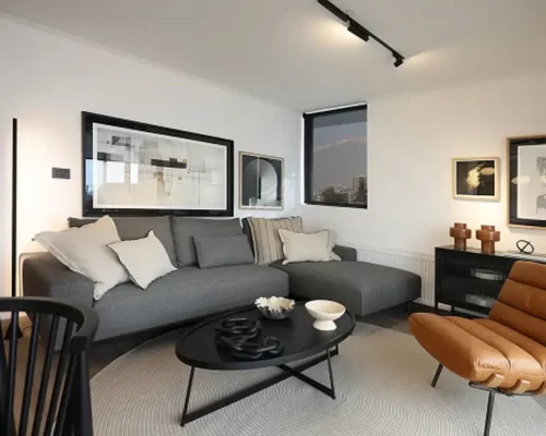 Living comedor departamento en Providencia venta con bono pie