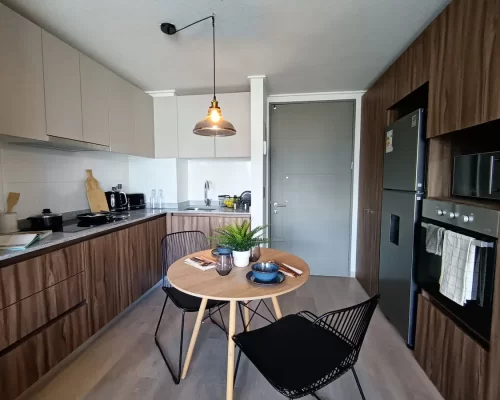 Cocina living comedor venta departamento entrega inmediata metro Franklin
