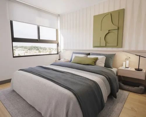 Dormitorio principal en proyecto entrega Futura en la Florida