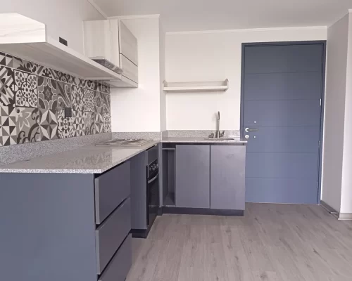 Living comedor cocina amoblada