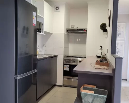 Cocina con muebles a la medida