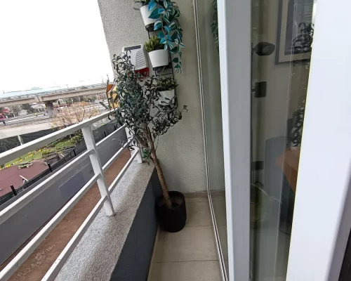 Balcon departamento Estudio venta La Florida bono pie