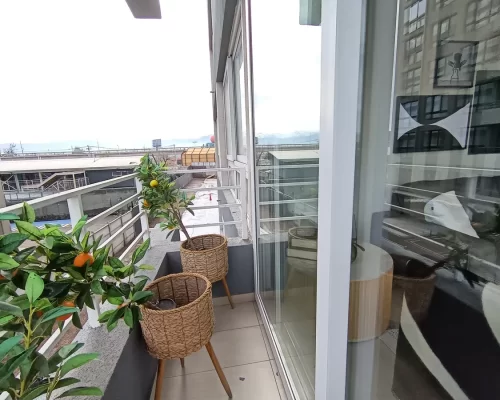 Balcon Departamento La Florida 1d1b 37,35 m2 entrega inmediata venta con bono pie