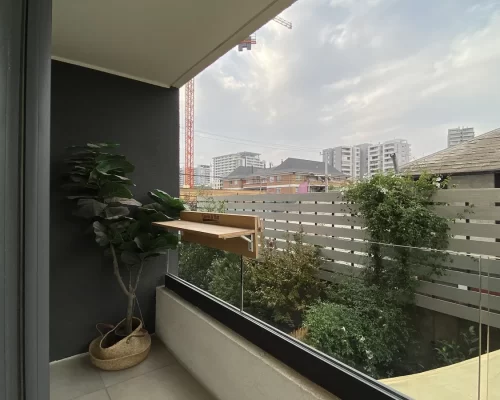 Balcon Departamento 2d2b 54 m2 entrega en La Florida entrega inmediata bono pie 15%