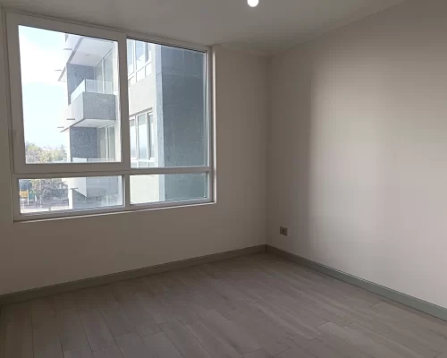 Dormitorio principal vista ventanal venta con bono pie en Macul vende Midepartamento.cl