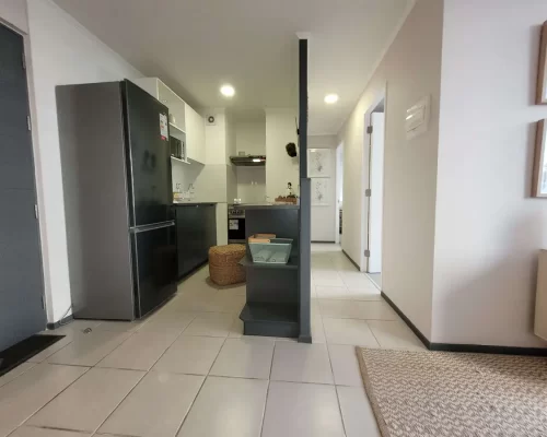 Pasillo divisorio de los dormitorio y cocina