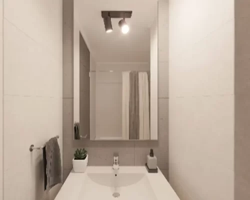 Seguundo baño departamento en La Florida con entrega Futura
