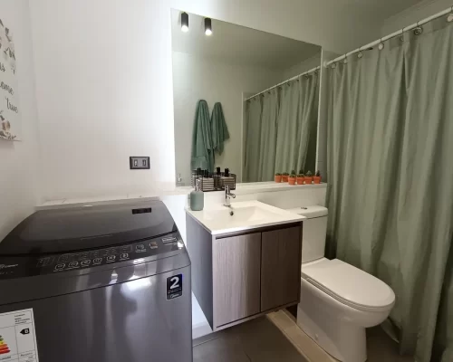 Baño departamento departamento en San Joaquin bono pie y trasa rebajada