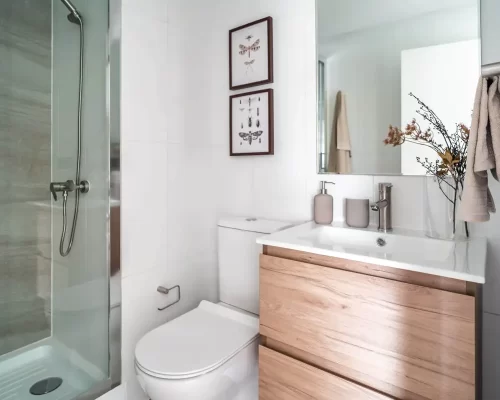 baño gran espacio