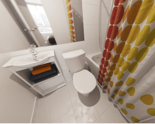 7) Baño 1